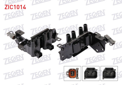 Zegen ZIC1014 Ignition Coil Hyundai Accent II 1.6i 2000-2005 /Elantra 1.6i 2001-2007 /Getz 1.4i 2002-2008 /Ge — Coils & Plugs
