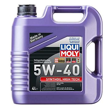 LIQUI MOLY 5W40 Synthoil High Tech - Full Synthetic Motor Oil — Fluids & Chemicals
