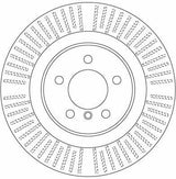 TRW DF6507S - Brake Disc Front for Land Rover Range Rover III 3.0Td (2002-2012) — Brake Rotors & Drums