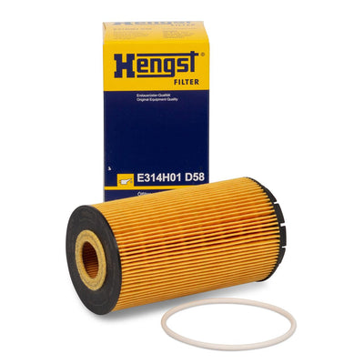 Hengst E314H01D58 Oil Filter VW A8 6.0 — Oil Filters