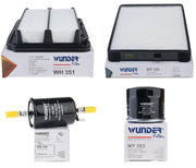 wunder Chevrolet Kalos 1.2 Periodic Filter Set, Wunder brand filters for Chevrolet Kalos 1.2 Wunder Chevrolet Kalos 1.2 Periodic Filter Set - Essential Components for Car Maintenance Chevrolet Kalos 1.2 Filter Set - Wunder Brand chevrolet, kalos, periodic-filters, wunder-brand, car-maintenance, air-filters, oil-filters, gasoline-filters, pollen-filters, ai-generated