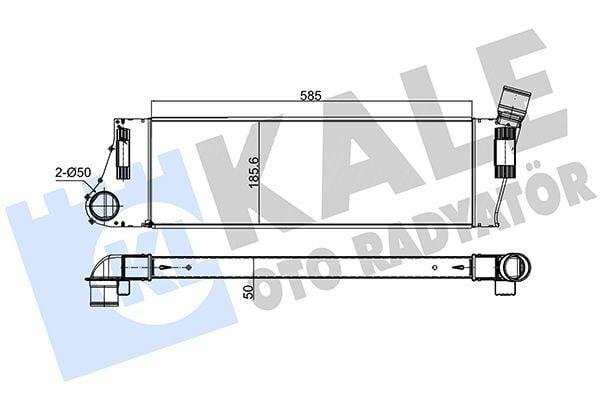 Kale Turbo Radiator - Megane II Scenic II 1.5 dCi / 1.9 dCi — Radiators & Fans