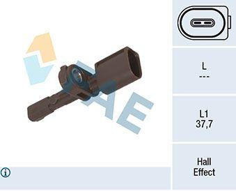 FAE 78451 ABS Sensor Rear Caddy 11>20 Crafter 17> Golf VII Octavia 13>17 — Brake Sensors & ABS