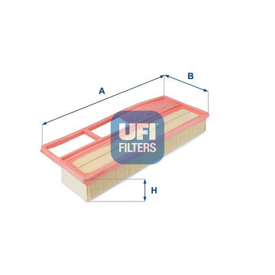Ufi 30.265.00 Air Filter Fiat Albea/Palio/Doblo/Linea/Punto Evo/500 1.3 Mjet, Ford Fiesta — Air & Cabin Filters