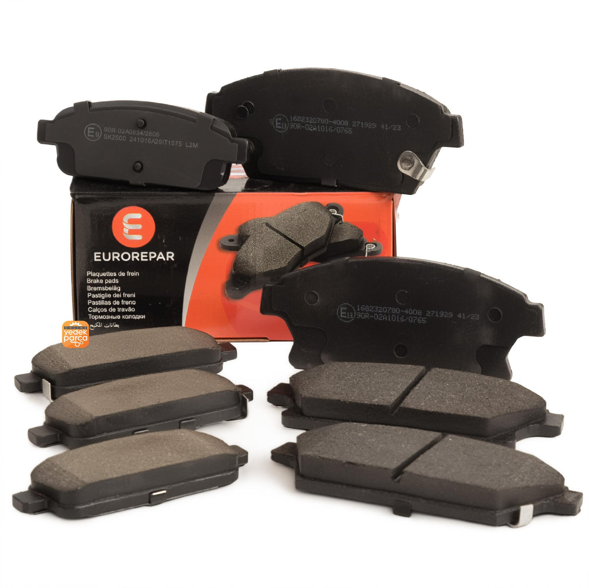 Brake Pad Set Front ve Rear Wheel Set Product Opel Astra J 1.6 Diesel Eurorepar — Auto Parts Hall, Brake Pads