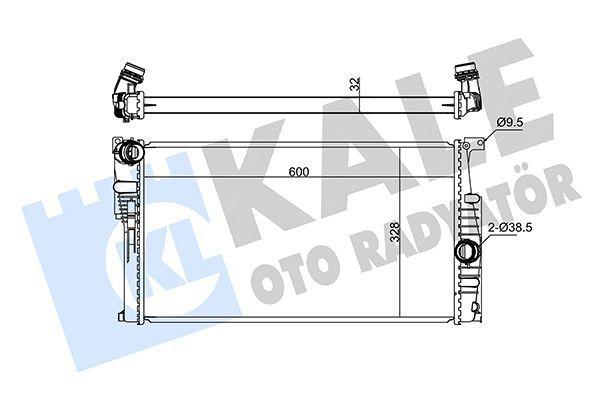 KALE Radiator 346075 - Reliable Cooling for F20 F21 F30 F80 Series — Radiators & Fans