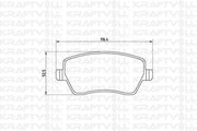 kraftvoll front brake pads for micra note clio duster, technical specifications kraftvoll front brake pads KRAFTVOLL Front Brake Pads - Micra K12, Note 06, Clio III, Duster 10 | 141mm Width KRAFTVOLL Front Brake Pads | Micra Note Clio Duster kraftvoll, front-brake-pads, micra, note, clio, duster, car-parts, mechanics, replacement-parts, ai-generated