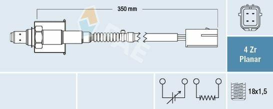 fae-77661-oxygen-sensor, oxygen-sensor-for-aveo-and-kalos FAE 77661 Oxygen Sensor - Compatible with Aveo & Kalos for Car Owners & Mechanics | 13.78 in Cable Length FAE 77661 Oxygen Sensor for Aveo & Kalos fae, oxygen-sensor, vehicle-accessories, car-maintenance, aveo, kalos, mechanics-tools, auto-parts, ai-generated, sensors