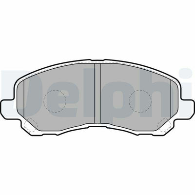 Delphi LP1684 - Front Brake Pads Set for 04 Lancer, 10 Galant and 2 more models