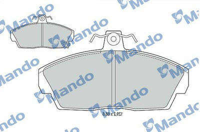 MANDO MBF015019 Brake Pads - Front Disc Brake Set for 1998-2007 Freelander
