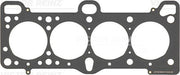 Victor Reinz Cylinder Head Gasket for Hyundai Accent, Close-up of metal-backed cylinder head gasket Victor Reinz Cylinder Head Gasket - 1.5L for Hyundai Accent (2000-2005) | Durable Metal Design Victor Reinz Cylinder Head Gasket for Hyundai Accent victor-reinz, cylinder-head-gasket, hyundai-accent, car-parts, engine-seal, auto-repair, mechanics, car-maintenance, gasket, ai-generated