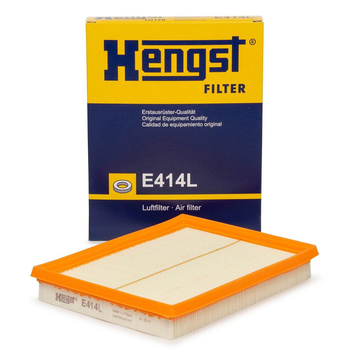 Hengst E414L Mini Cooper ONE R50/R52/R53 2000-2004 Air Filter — Air & Cabin Filters