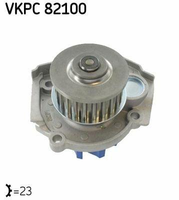 SKF Water Pump VKPC82100 - Fits 06 Bravo, G.Punto, 500 — Water Pump & Thermostat