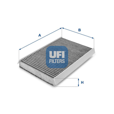 Ufi 54.111.00 Cabin Air Filter with Carbon (Peugeot 307-308 / Citroen C2-C3-C4) — Air & Cabin Filters