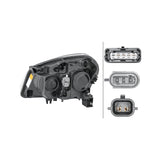 HELLA Nissan QASHQAI J10 Complete Right Headlight Assembly (2007-2012) — Headlights