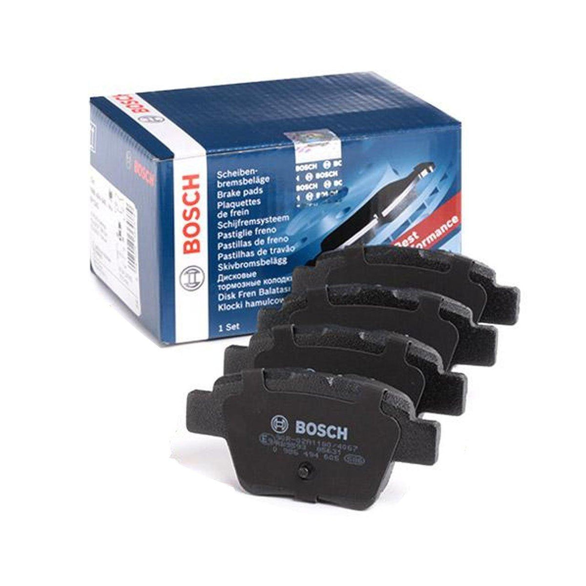 BOSCH Rear Brake Pad Set for Peugeot 207 (2006-2012) — Brake Pads