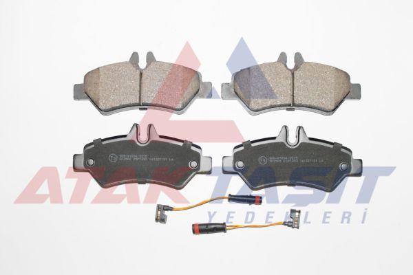 AP 05P1293 Brake Pad Rear with Connector Mercedes Sprinter 3,5T (906) 316 CDI 2006-2009 / 313 CDI 2006-2009 / 315 CDI 2006-2009 / VW Crafter 30-35 2.5 TDI 2006-2016 / Crafter 30-35 2.0 TDI 2006-201