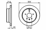 BOSCH 0986479268 Brake Disc - 303mm for Captiva Antara 06- — Brake Rotors & Drums