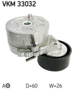 SKF VKM33032 Alternator Tensioner Pulley - Compatible with Partner, 306 and 2 more models — Pulleys & Tensioners