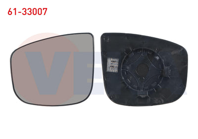 Veka 61-33007 Mirror Glass Left Heated Peugeot Partner Tepee 2012-/ Citroen Berlingo 2012 — Mirrors