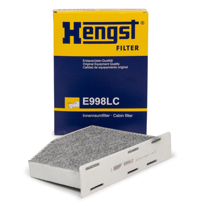 Hengst E998LC Cabin Air Filter VW Golf V Jetta Caddy Passat A3 Leon Tiguan — Air & Cabin Filters