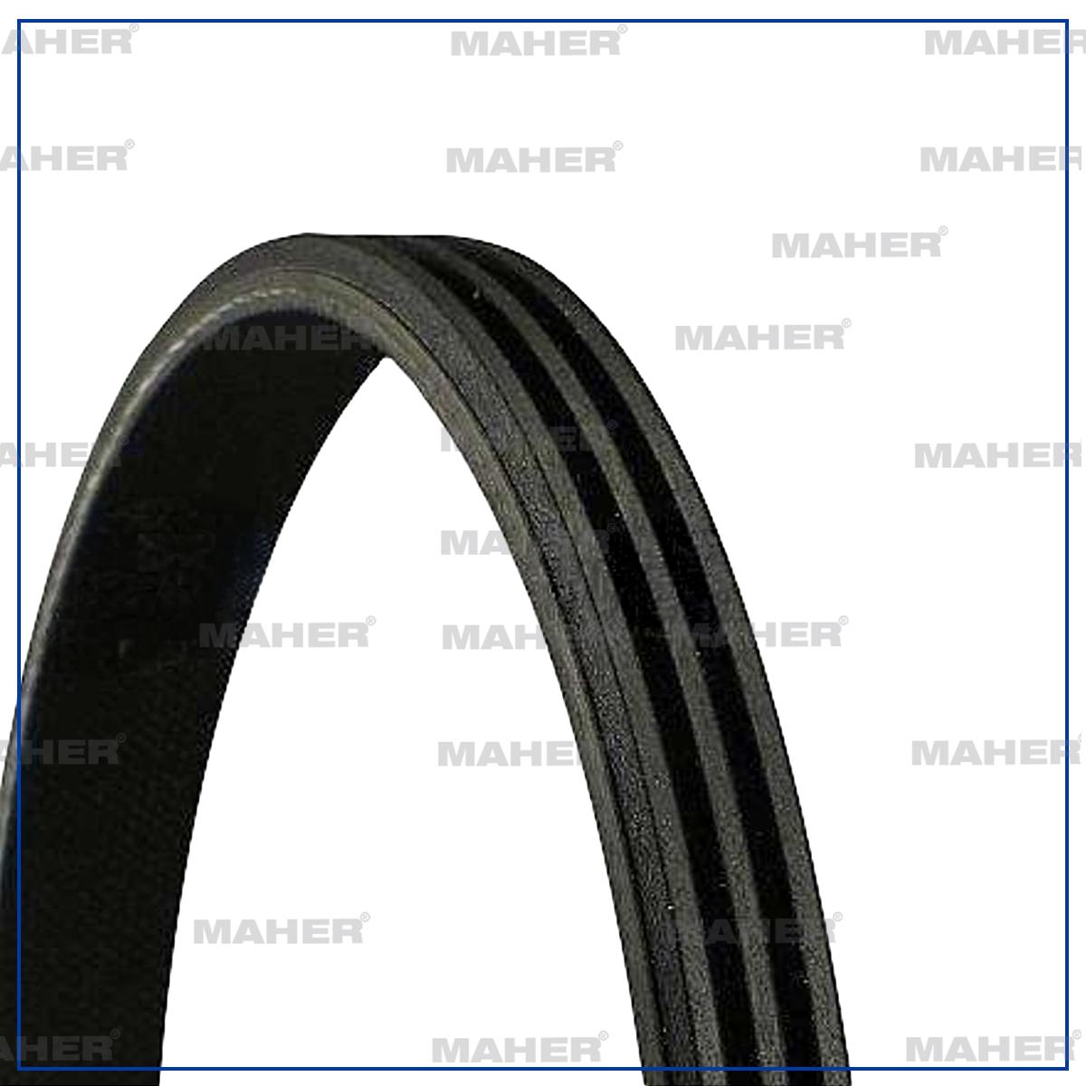 MAHER 3PK715 V-Ribbed Belt Renault / Megane 1.4-1.6 — Belts