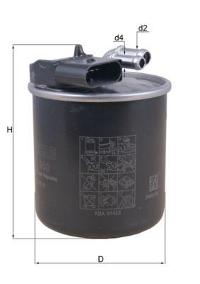 Mahle KL950 Diesel Filter 15-Vito (W447) — Fuel Delivery