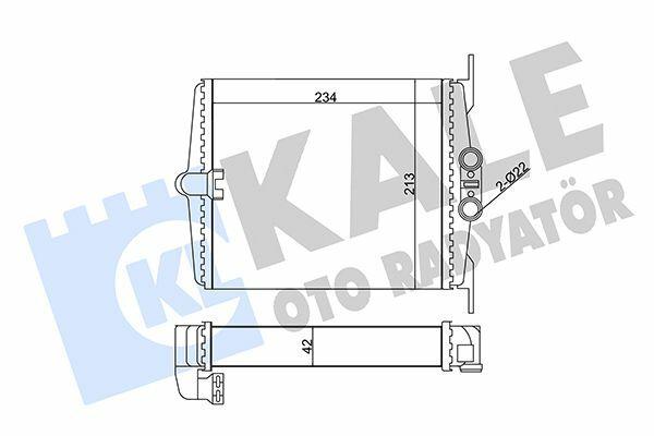 KALE Radiator 346630 - Heating System for S-Class W140 91-98 — Radiators & Fans
