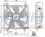 NISSENS Fan Motor - 324W for Chevrolet Lacetti — Motors, Pumps & Antennas