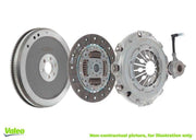 valeoclutch-set-flywheel-front-view, valeoclutch-set-flywheel-angle-view, valeoclutch-set-flywheel-technical-specs VALEO Clutch Set and Flywheel (Single Mass) - Megane II III, Scenic II III, Latitude, Laguna III | 1.5 DCI VALEO Clutch Set with Flywheel for Renault Models valeoclutch, clutchset, flywheel, megane, renaultparts, automotive, clutchreplacement, carmechanics, carowners, ai-generated