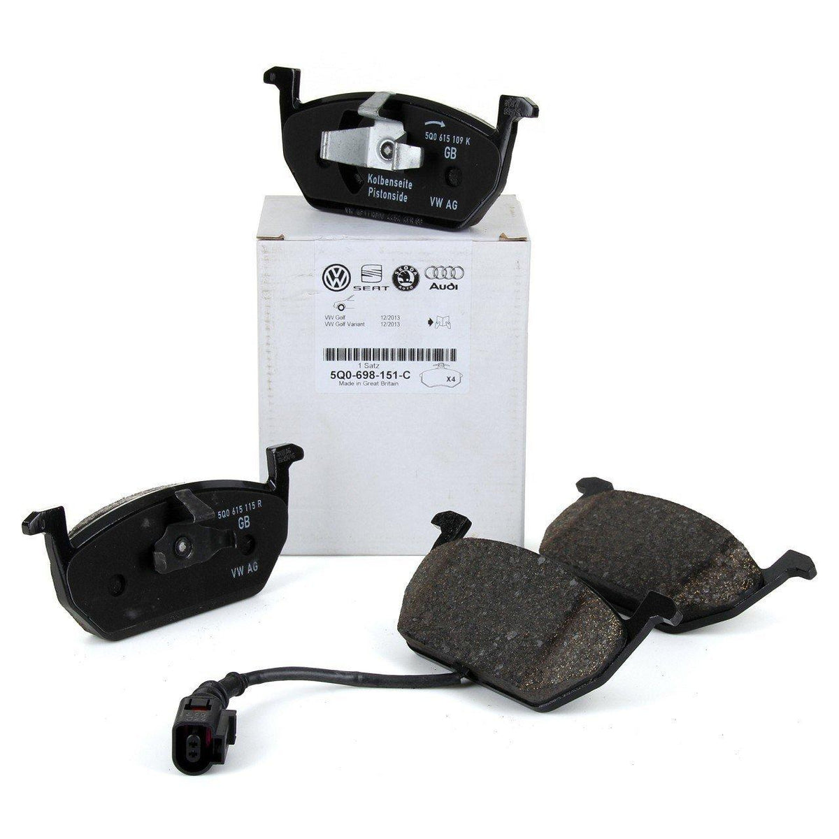 VAG Skoda Octavia Original Front Brake Pad Set - Compatible with 2013 Model and Later — Brake Pads