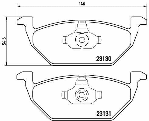 brembo p85041 brake pads for vw golf and polo, front brake pads brembo p85041 details BREMBO P85041 Brake Pads - Front Disc Brake Pads for VW Golf IV & Polo | Non-Wired BREMBO P85041 Brake Pads for VW Golf & Polo brembo, brake-pads, vw-golf, vw-polo, auto-parts, car-maintenance, mechanics, fren-balatası, ai-generated, teves-brake-systems