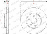FERODO DDF2792C - Disc Brake for 15-Vito — Brake Rotors & Drums