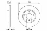 Bosch 0986479S10 Disc Brake Assembly Ventilated 2 Pack — Brake Rotors & Drums