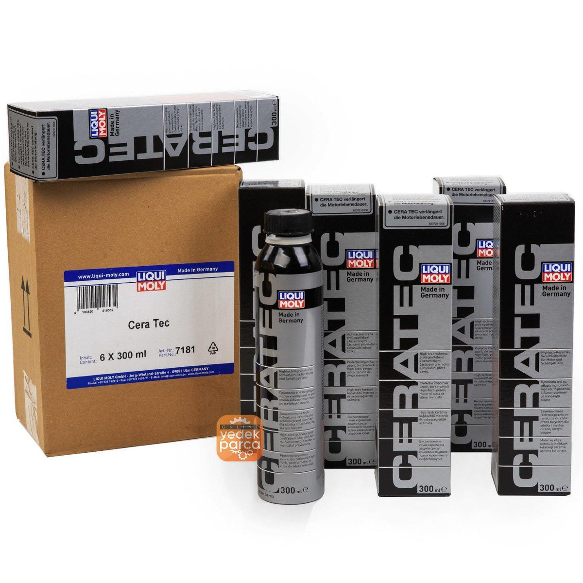 LIQUI MOLY Ceratec Ceramic Bazlı Motor Koruma (7181) 6 LI Pack Set — Auto Parts Hall, Covers & Protection