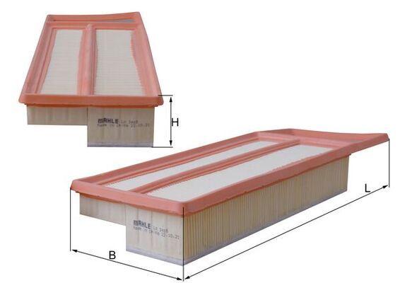 Mahle LX3465 Air Filter Fiat Doblo/Linea/Fiorino/Panda/Punto Evo/500L/Egea 1.3 Mjet — Air & Cabin Filters