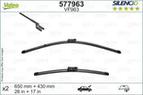VALEO Wiper Blade Set - 26 Inch & 17 Inch Wiper Blades for Right-Hand Drive Vehicles — Wipers