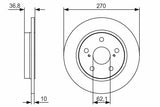 BOSCH 0986479S64 Rear Brake Discs for Toyota Auris & Corolla — Brake Rotors & Drums