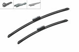 BOSCH Aerotwin Multi-Clip Wiper Blades - 55cm & 45cm for Left-Hand Drive Vehicles — Wipers