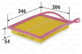 VALEO Air Filter - Compatible with 206, 207 and 2 more models — Air & Cabin Filters