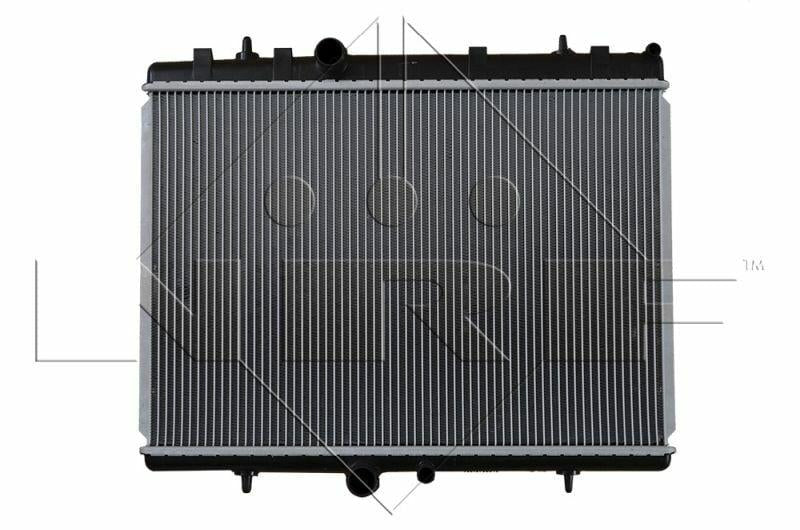 nrf 50438 motor water radiator front view, nrf 50438 motor water radiator side view, nrf 50438 motor water radiator installation NRF 50438 Motor Water Radiator - Compatible with P407 C5 II III & Xsara II | 2.0L 16V & HDI Variants NRF 50438 Motor Water Radiator for P407 C5 II III Xsara II nrf, motor-water-radiator, car-parts, vehicle-cooling-system, automotive-repair, car-maintenance, mechanics, car-owners, compatible-vehicles, ai-generated