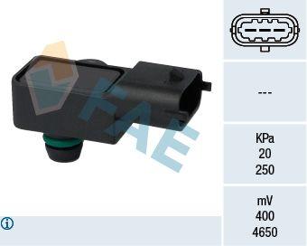 FAE 15056 Pressure Sensor Intake Opel Astra G/H Corsa C Combo C Meriva A Z17DTH/Z17DT — Vehicle Sensors & Switches