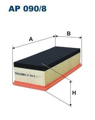 FILTRON AP090-8 Air Filter - Compatible with 06-Pt.407-C5 2.2Hdi — Air & Cabin Filters