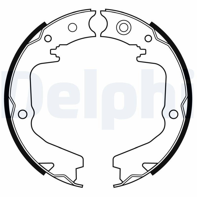 Delphi LS2170 Brake Pabucu Subaru Legacy 00-