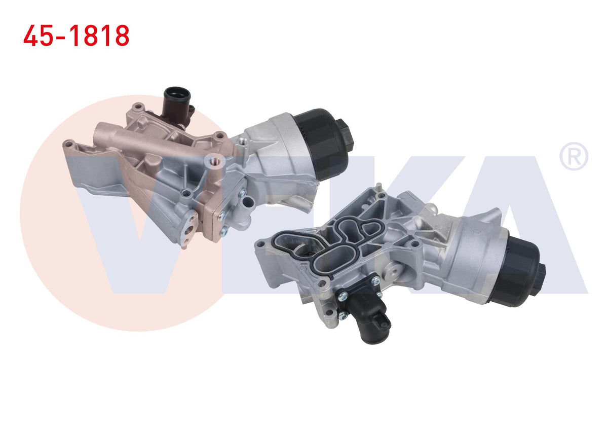 Veka 45-1818 Oil Cooler Complete Fiat Linea-Doblo-Punto 1.3 Mjt 05-/ Opel Astra H-J 1.3 CDTi 04-16 / Corsa D 1.3 — Oil System