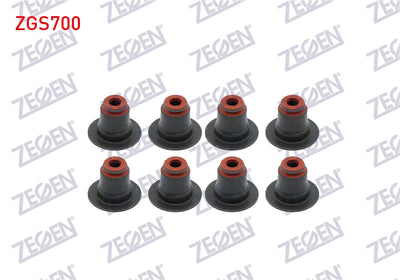 Zegen ZGS700 Valve Stem Seal Euro 5 Citroen Nemo / Peugeot Bipper / 206 / Ford Fiesta / Dw6 1.4 HDi, 1.4 TDCi | Set of 8