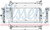 Nissens Radiator - Compatible with F-45 / F-46 / F-48 Models — Radiators & Fans