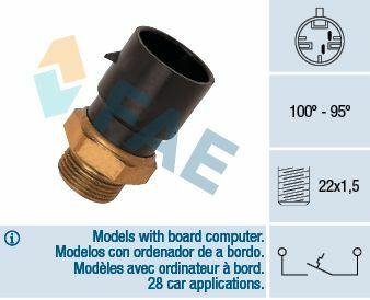 FAE Fan Switch for Astra F & Corsa B - Reliable Cooling Solution — Temperature Sensors & Switches