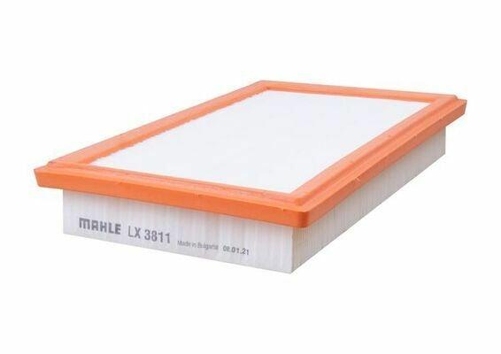 mahle LX3811 air filter side view, mahle LX3811 air filter top view, mahle LX3811 air filter packaging MAHLE LX3811 Air Filter - Compatible with 14-C-Series (W204-W205) & E-Series (W212-W213) | Standard Size MAHLE Air Filter LX3811 | 14-C-Series & E-Series mahle, air-filter, car-maintenance, automotive-parts, 14-c-series, e-series, vehicle-parts, mechanics, car-owners, ai-generated