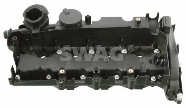 bmw-n47-d20-valve-cover, swag-n47-d20-valve-cover-side-view, swag-n47-d20-valve-cover-top-view SWAG BMW N47 D20 Valve Cover - Durable Plastic Design for BMW Enthusiasts SWAG BMW N47 D20 Valve Cover - Durable Design bmw-n47, valve-cover, swag, car-maintenance, bmw-parts, engine-parts, car-owners, car-enthusiasts, auto-parts, ai-generated